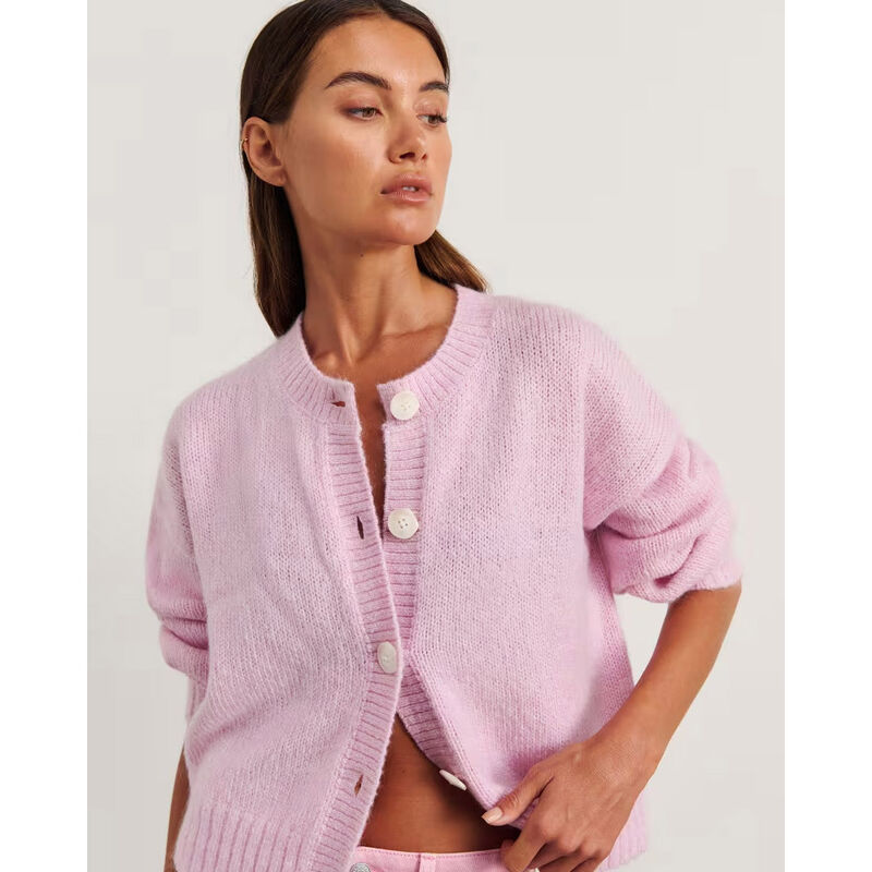 JAG Lily Fluffy Knit Ls Cardi image number 2